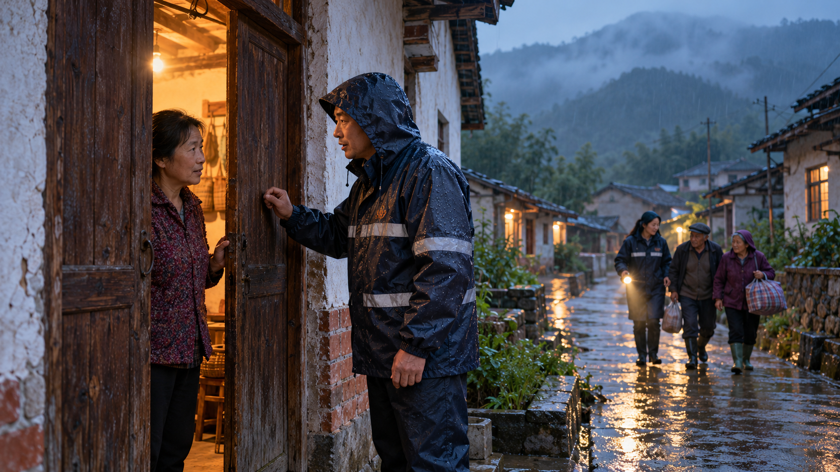 From Warning to Evacuation: Community Workers in Action